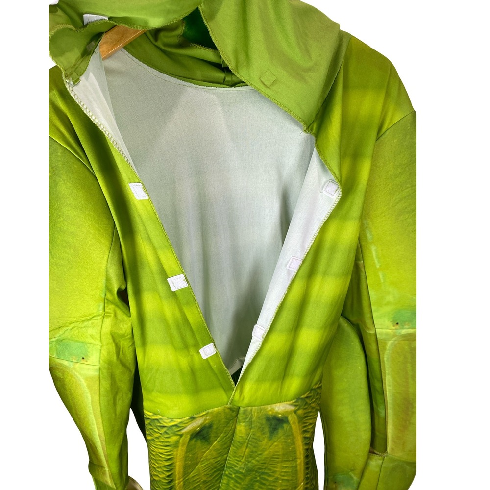 Praying Mantis Adult Costume Green Insect Bug Jumpsuit Halloween Outfit - Picture 7 of 7